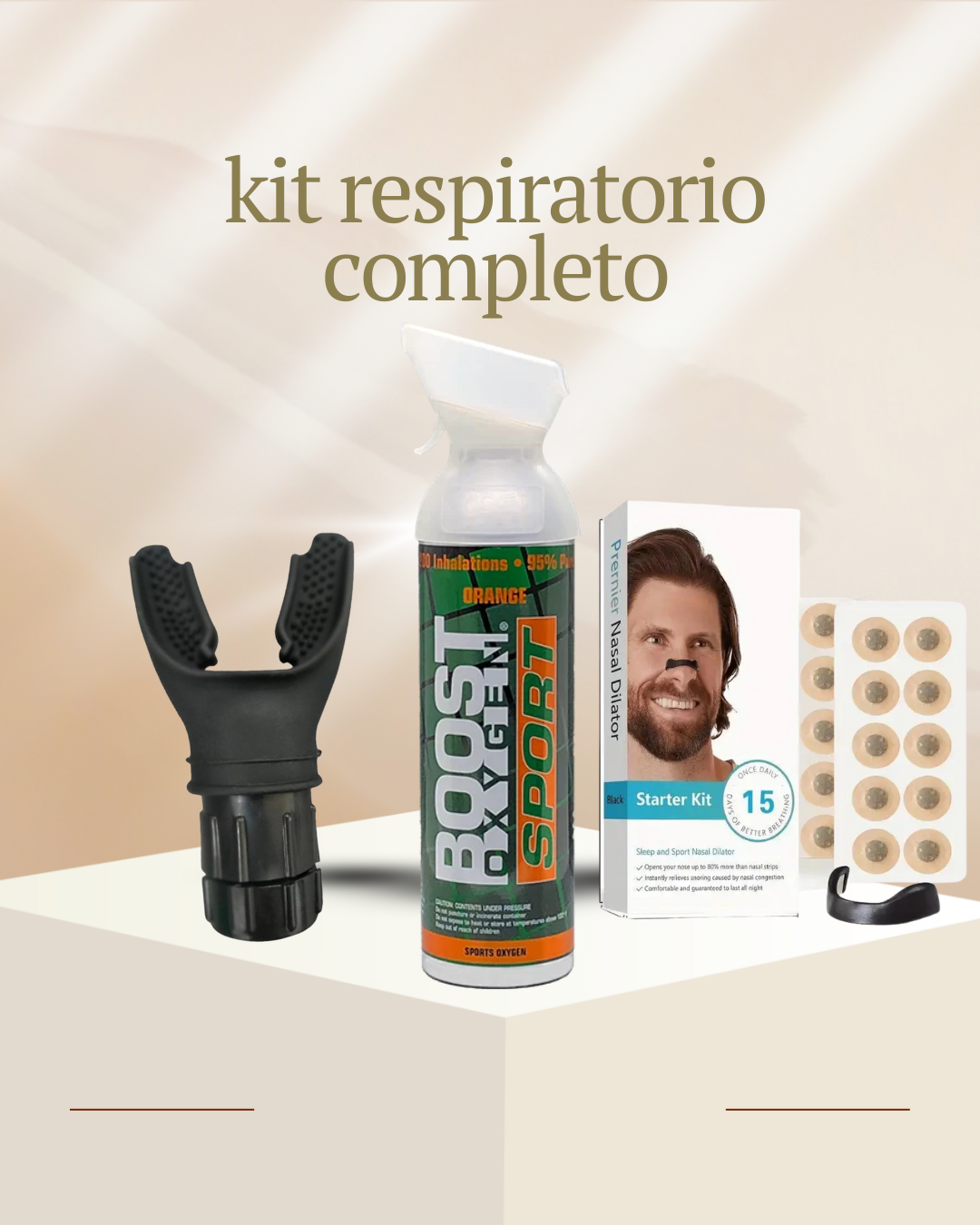 KIT RESPIRATORIO COMPLETO